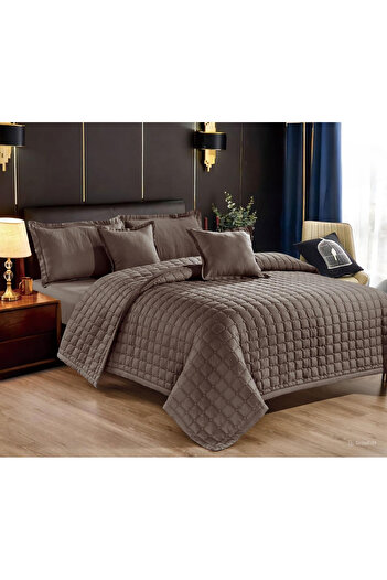 SNOOZYL Summer Plain Design Double Bedspread for Hotel Sleep Made of Microfiber 240*260cm