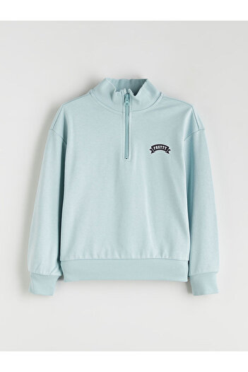 LC Waikiki Stand Collar Girl's Sweatshirt