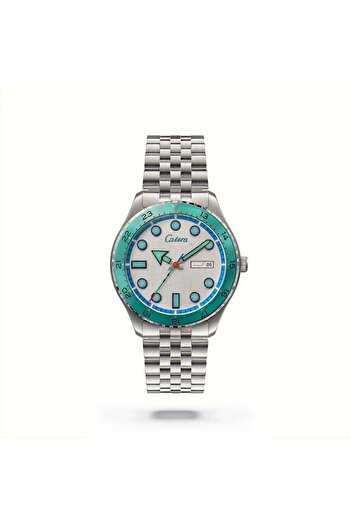 catera Men's watch with a silver steel strap and a Tiffany frame