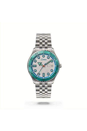 catera Men's watch with a silver steel strap and a Tiffany frame