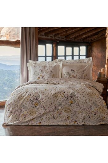 STOREMAX Sellbuyst Home Lussi Yellow 100% Cotton Double Duvet Cover Set Trendy 266450