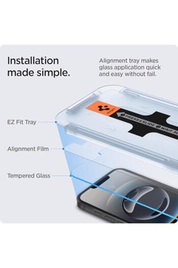STOREMAX Polysight 14 / 13 / 16E / 13 Pro Glass Screen Installation Glas.Tr Ez Fit Slim Hd (2 Pieces) - Agl03385 Trendz