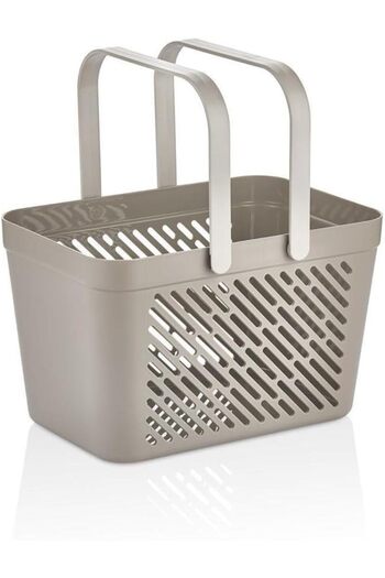 STOREMAX Sellbuyst Life Multi-Purpose Bathroom, Kitchen, Drawer Organizer Gray Handle Basket m