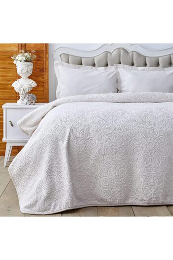 STOREMAX Snshop Home Scala Gray Double Embossed Blanket 467437