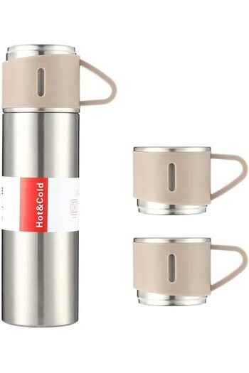 STOREMAX Sellbuyst Layered Stainless Steel Vacuum Insulated Water Bottle Coffee Mug Thermal Flask 12H Insulation