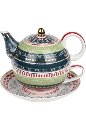 STOREMAX Snshop Art Lancelot Bone Single Teapot & Cup Set 467437