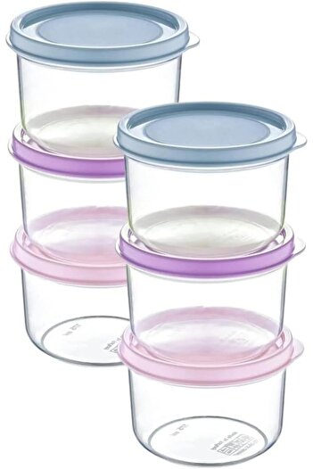 STOREMAX Snshop Mini Storage Container with Colored Lid, 175 Ml, Dishwasher Safe 467437