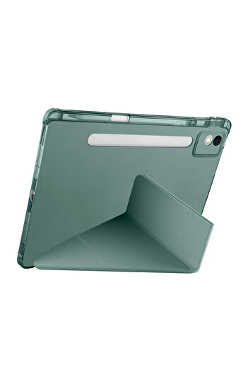 EHZ TEKNOLOJİ Lenovo Idea Tab Pro 12.7 Tb-373Fu Compatible Keyboard Mouse Set + Tablet Case with Stand