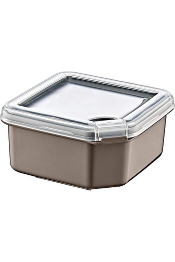 STOREMAX Sellbuyst Q-Box Storage Container 650 ml Trn-261 Beige Trendy 266450