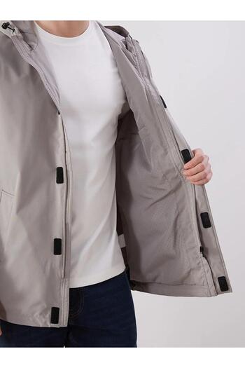 LC Waikiki Ανδρικό παλτό με κουκούλα LCWAIKIKI Standard Fit (W5)