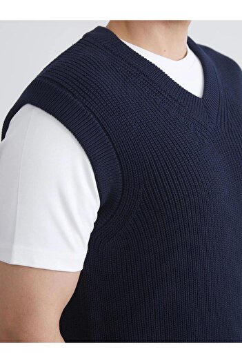 LC Waikiki Lcw Standard Mold V-Neck Men's Knitwear Sweater (W5)