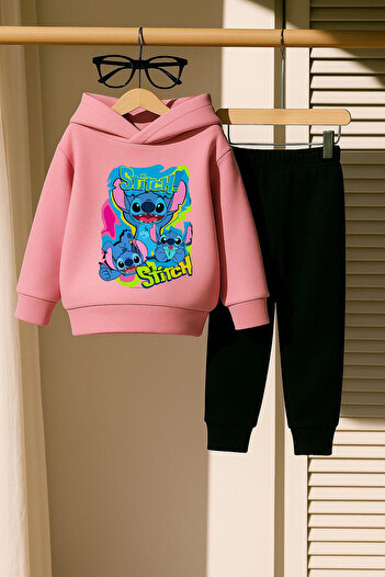 New Shine Φούτερ Unisex με στάμπα Stitch