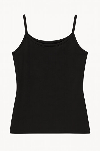 LAUMA Women's Black Strappy Undershirt
