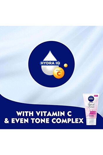NIVEA Natural Glow Face Wash with Vitamin C - 100ml