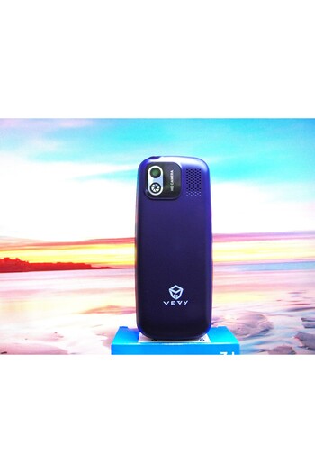 VEVY F2 Classic Mobile Phone - 1.8-inch Screen - 2500mAh Battery - FM Radio - Black