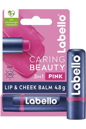 LABELLO Caring Beauty Lip & Cheek Pink 4.8g