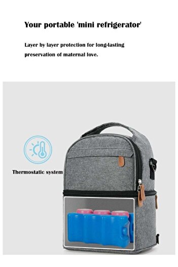 COOYA Baby Nappy Changing Bag,Keep breast milk fresh, Large Capacity,Waterproof,Multifunction ,Durable