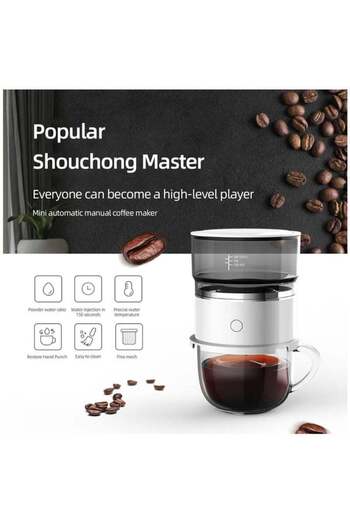 COOYA Electric Coffee Grinder, Portable ,With Stainless Steel Spiral Core,Adjustable Thickness of Coffee