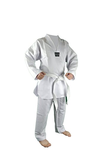 Dragondo 10013 Taekwondo Gi Basic 2.0 Κορδόνι Λευκός Γιακάς Taekwondo Dobok