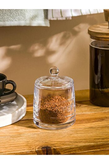 LC Waikiki Glass Coffee Jar - 8 cm