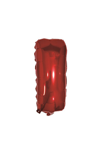 SDEPOT SDEPOT metallic foil balloon, letter I, red, 40 cm