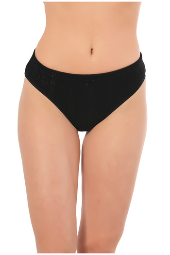 LÜXDRM Economic Pack of 10, 100% Cotton, Jacquard, Normal Waist, Women's Slip Bikini Panties 099