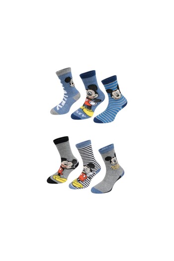 Mickey Mouse Set of 6 pairs of socks, multicolor, Mickey Mouse