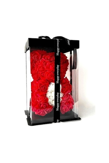 OEM Foam Rose Bear, Red, 25 cm, 100 pieces