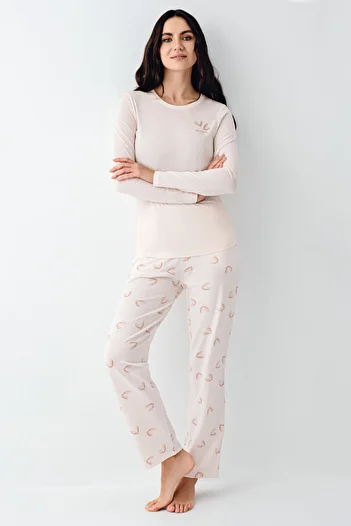 Pierre Cardin Women's Pink Pajama Set