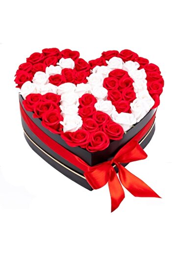 Colorissima Floral Arrangement 40, 53 Roses, Colorissima, 30 cm