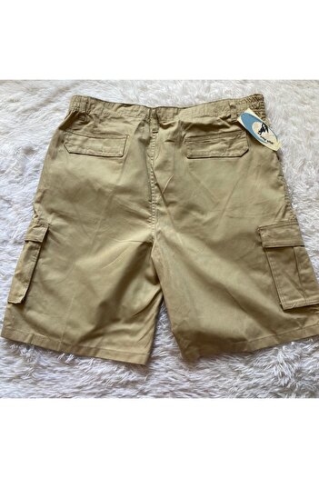 Young USA High Surf Cargo Shorts Expandable Waist, Size 36/38, Color Khaki