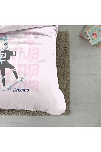 Favourite Vivert Pink Multicolor Print Baby Comforter Set Single, Double 4 Piece Set
