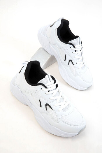 SOHO White-Black Women's Sneaker 20822