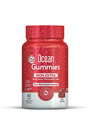 Orzax Ocean Gummies Iron Extra Iron-Containing Supplement Food 60 Pcs Chewable Gel Form