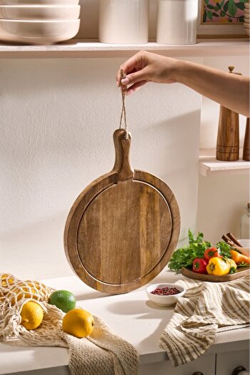 Karaca Timber Mango Oval Cutting and Presentation Board 36 cm