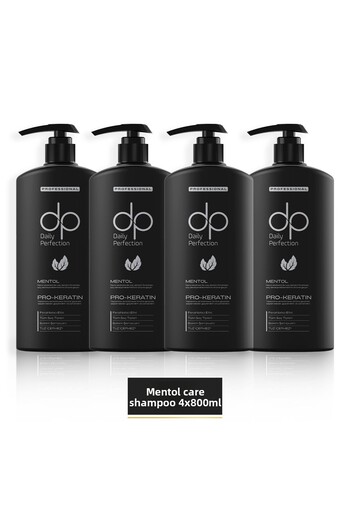 dp Daily Perfection Menthol Shampoo - 4x 800 ml Refreshing Effect