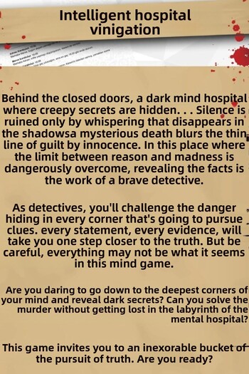 Doğan Oyuncak Dünyası Mental hospital case detective game - case solving game - crime solving game - murder game murder solving game