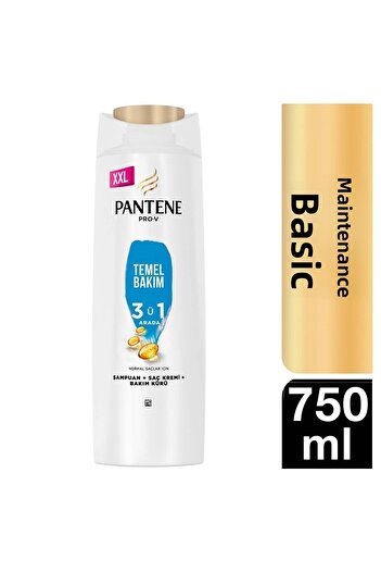 Pantene Shampoo 3 in 1 Classic Care 750 ml