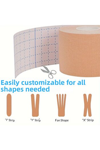 Octacare Athlete's Tape 5 Meters X 5 cm Cotton Kinesyo Ten for Face Area