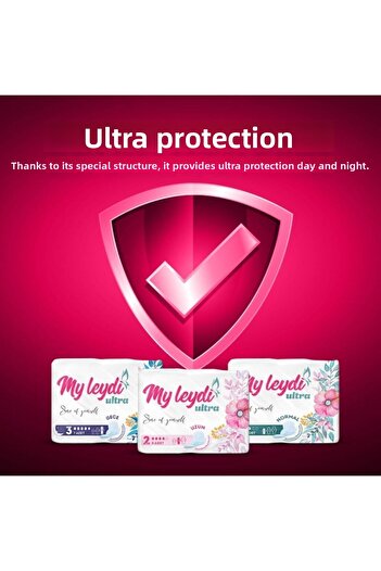MYLEYDİ Ultra Normal 60 + Night 42 + Long 48 Piece Family Pack (18 Pack) U02 La3 060 4248