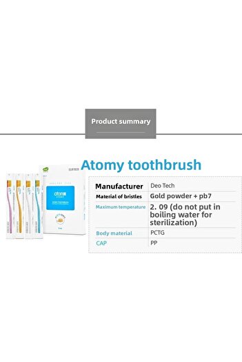 Atomy ATOM ATOMY TOOTH BRUSH 8 PIECES