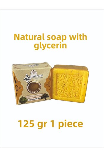 ANTEPLİHANI Sider Soap, Sider Soap, Glycerin, Mix Amber Natural Hand Made Natural Soap, Soap (1 Piece 125 Gr)