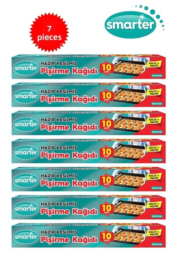 SMARTER 7 Pack Oily Baking Paper 10 Pieces X 7