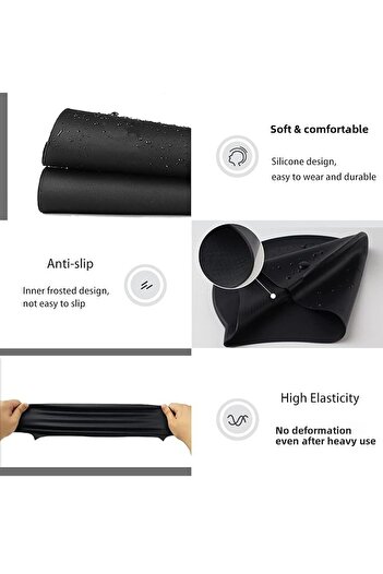 MUBX Silicone Swimming Cap Swimming Pool Sea Cap Luxury Swimming Cap Swimming Cap