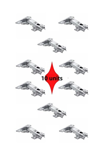 ARON (10PCS) Flat Hinge Ideal For Your Cabinet Doors Flat Furniture Cabinet Door Hinge