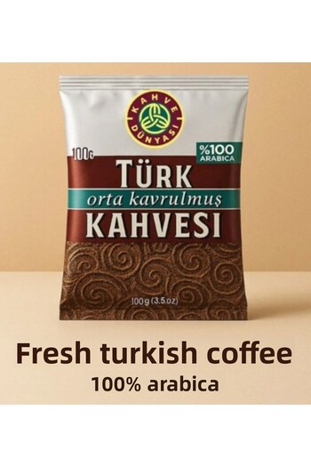 Kahve Dünyası Medium Roasted Turkish Coffee 100 Gr X 5-Piece Opportunity Package