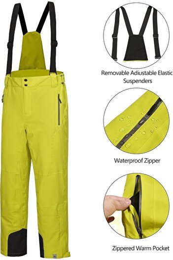 Mapamyumco Ski Pants - Yellow-L