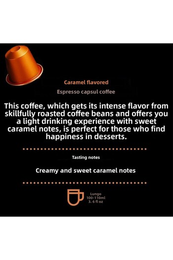Kahve Dünyası Caramel Flavored Capsule Coffee 10 Lu
