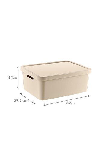 Smartware Stafi Multi-Purpose Box with Lid 12 Lt