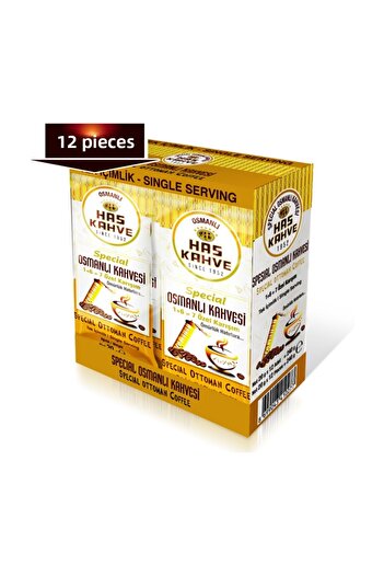Has Kahve Single Drinker Special Ottoman Coffee 12 Pieces * 20 Gr